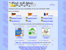Tablet Screenshot of findmemail.com